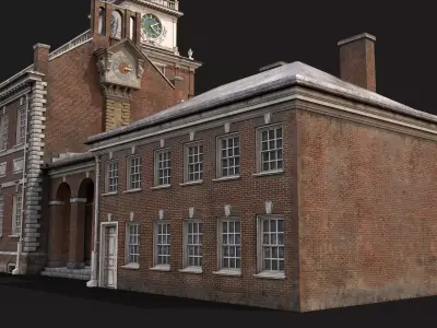 Independence Hall 3D model