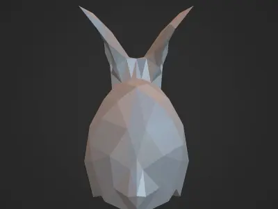 Lowpoly Rabbits rabbit Free low-poly 3D model
