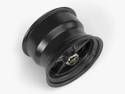 RSR Centerlock Wheel Low-poly 3D model