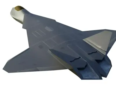 Piercer next generation stealth fighter jet 3D model