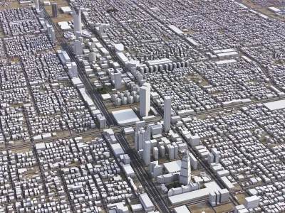 Riyadh Low-poly 3D model