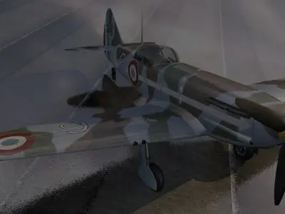 Dewoitine D-520 3D model