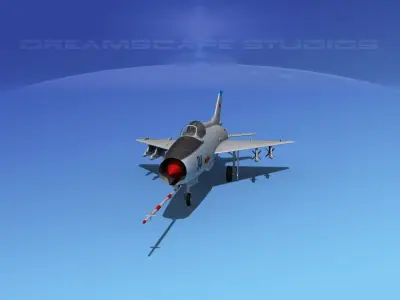 MIG-21 Fishbed V14 3D model