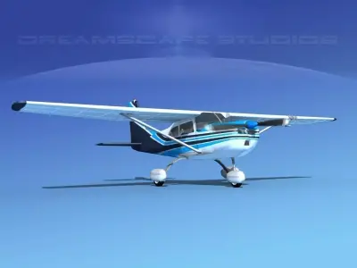 Cessna 175 Skylark V07 3D model