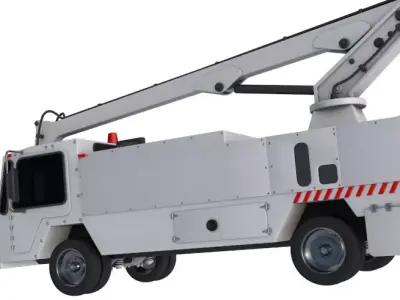 Aircraft Deicing Vehicle 3D model