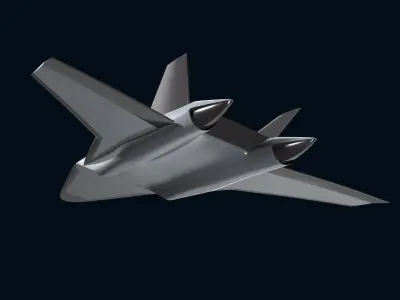 Reusable Hypersonic Aircraft 3D model