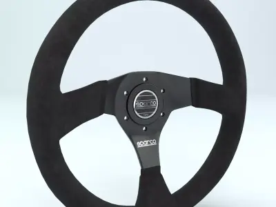 Steering Wheel Sparco P323 3D model