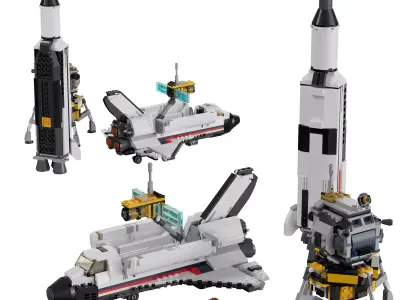 Lego - 31117 Space Shuttle Adventure 3D model