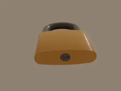 Padlock 3D model