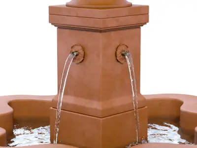 Campania - Beauvais Fountain 3D model