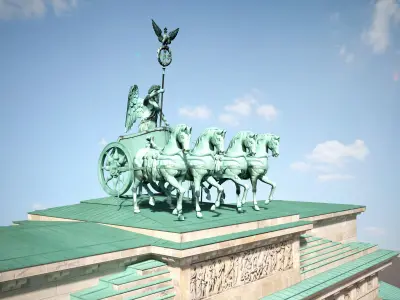 Brandemburg Berlin Gate 3D model