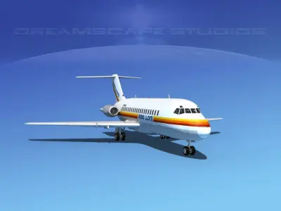 Douglas DC-9-15 Aero LLoyd 3D model