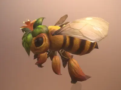 Hornet Low-poly 3D model