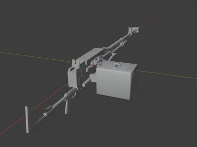 Kord heavy machine gun Free 3D model