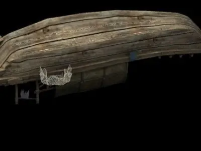 Chinese Boat 3D Print Model 3D model