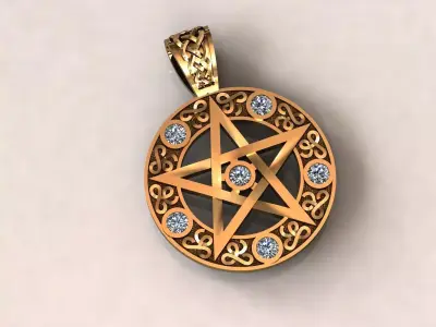Star pendant 20 3D print model purchase