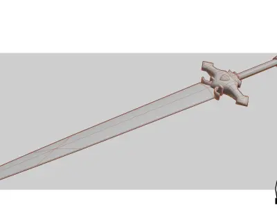 Modular Sword Pack 1 Low-poly 3D model