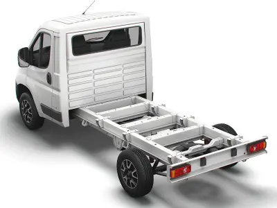 Opel Movano Chassis Truck Single Cab 3450WB 2022 3D model