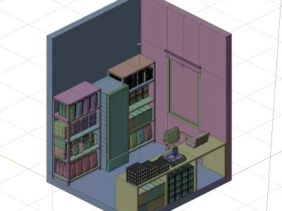 Small Kiosk 3D model