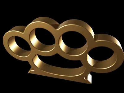 Brass Knuckles 3D model