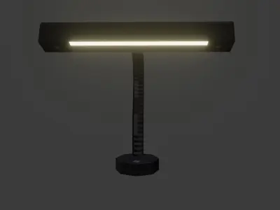 70s Work Desk Pixel Art Pack Free low-poly 3D model