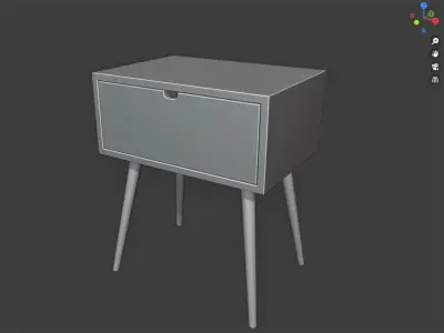Modern nightstand Free 3D model
