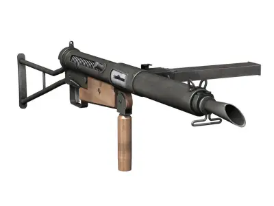 Sten MK I Submachine Gun 3D model