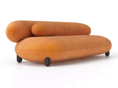 Noom Flock Sofa 240 Free 3D model