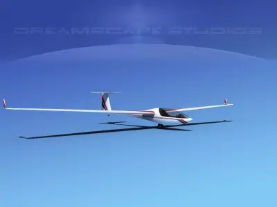 Glaser-Dirks DG-300 Glider V01 3D model