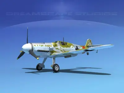 Messerschmitt BF-109 V07 3D model