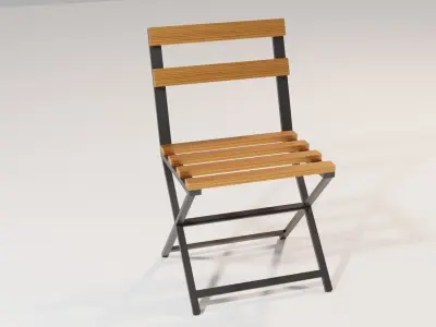 Chair folding Free 3D model purchase