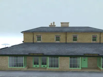 A Multi Purpose Restaurant 3D model