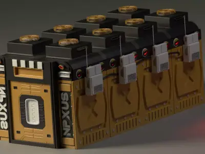 Container 3D model shop