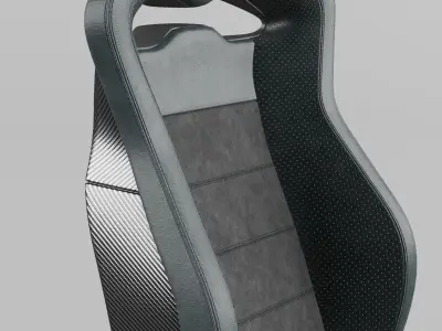 Racing Sport Seat Sparco SPX Black 3D model