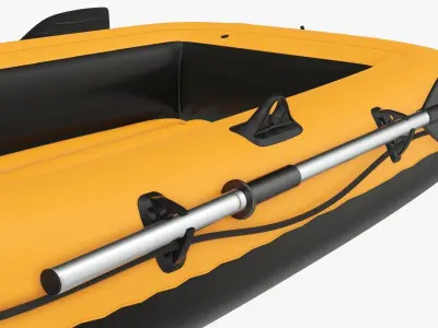 Boat inflatable 04 v2 3D model
