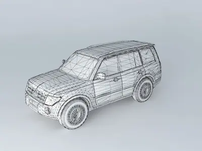 Mitsubishi Pajero 3.8 V6 Free 3D model