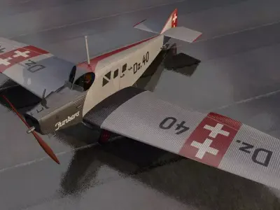 Junkers F-13 3D model