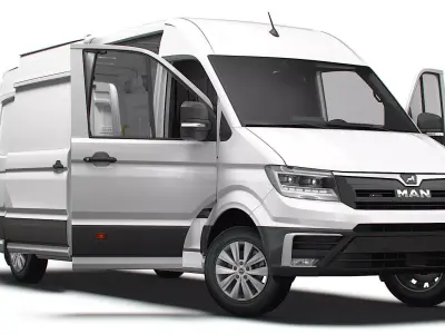 MAN TGE Van LWB HR HQInterior 2025 3D model