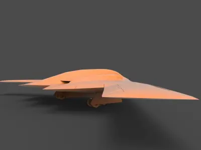 B2- M orange drone 3D print model