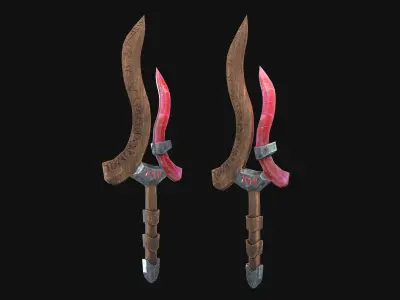 Seasonal Weapons Low-poly 3D model