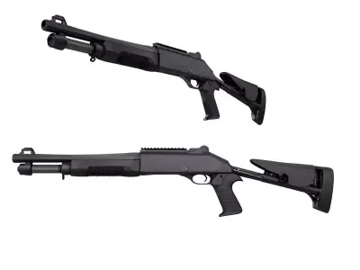 Benelli M4 Super 90 weapon 3D model