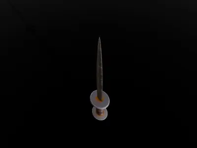 Dagger 3D Model Low-poly 3D model