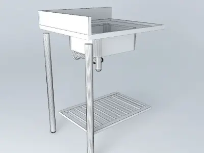 Kit216 Bench Canto V2 Inox Cuba by Alex Marques Free 3D model