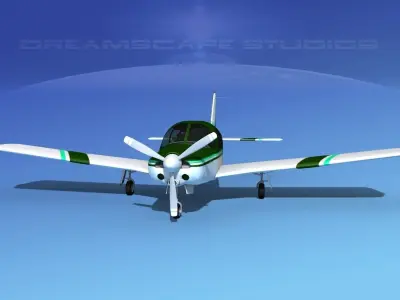 Piper Turbo Arrow 240 V14 3D model