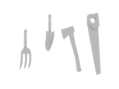 Garden Tools Free 3D model