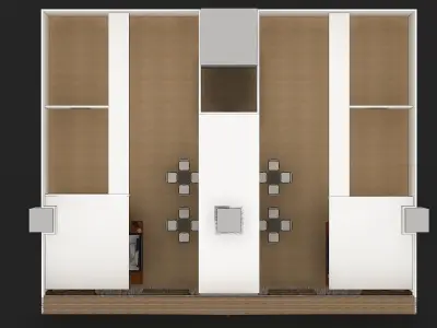 Exhibition Stand - ST0075 3D model