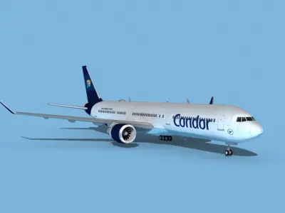 Boeing 767-400 Condor 3D model
