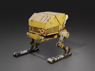 Robot at - walker 3D model