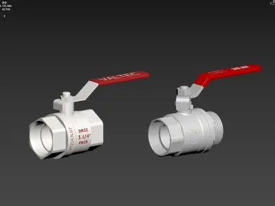valve 3D model