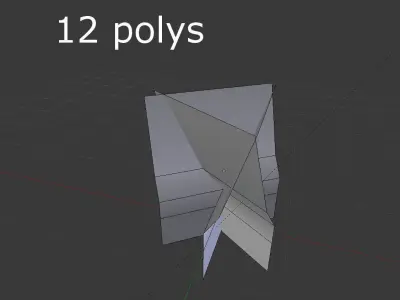 banana tree Low-poly 3D model